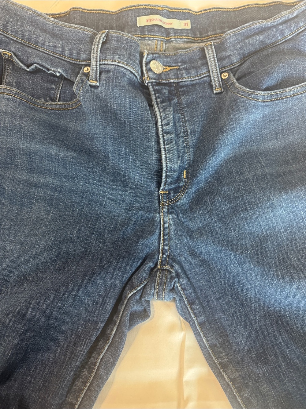 Levi's Dark Blue Shaping Skinny Jeans - Picture 5 of 5